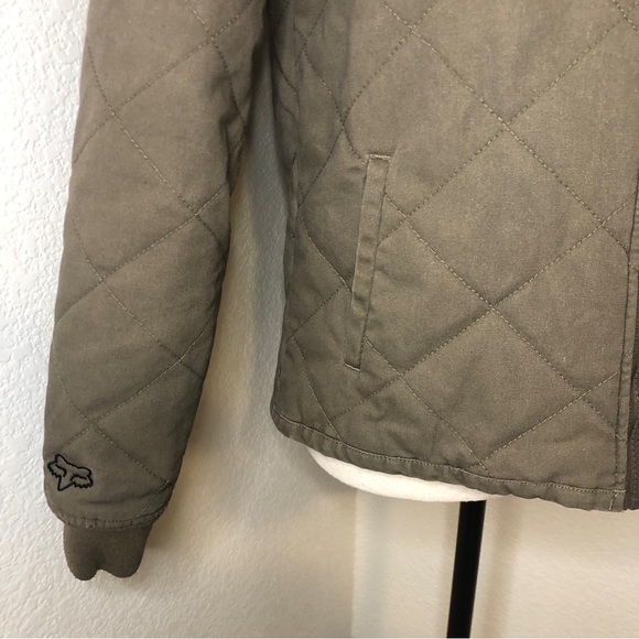 Fox Racing Quilted Bomber Jacket Size Small - Picture 5 of 16